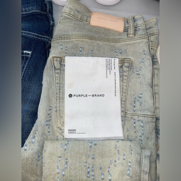 Purple Brand Jeans indigo “oil wash”
